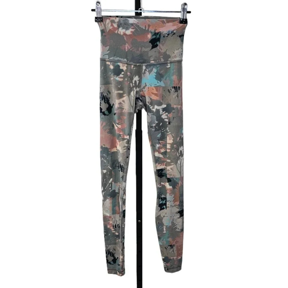 Lululemon Align Pant 28" Untamed  Nature Multi Size 0 High Rise Nulu